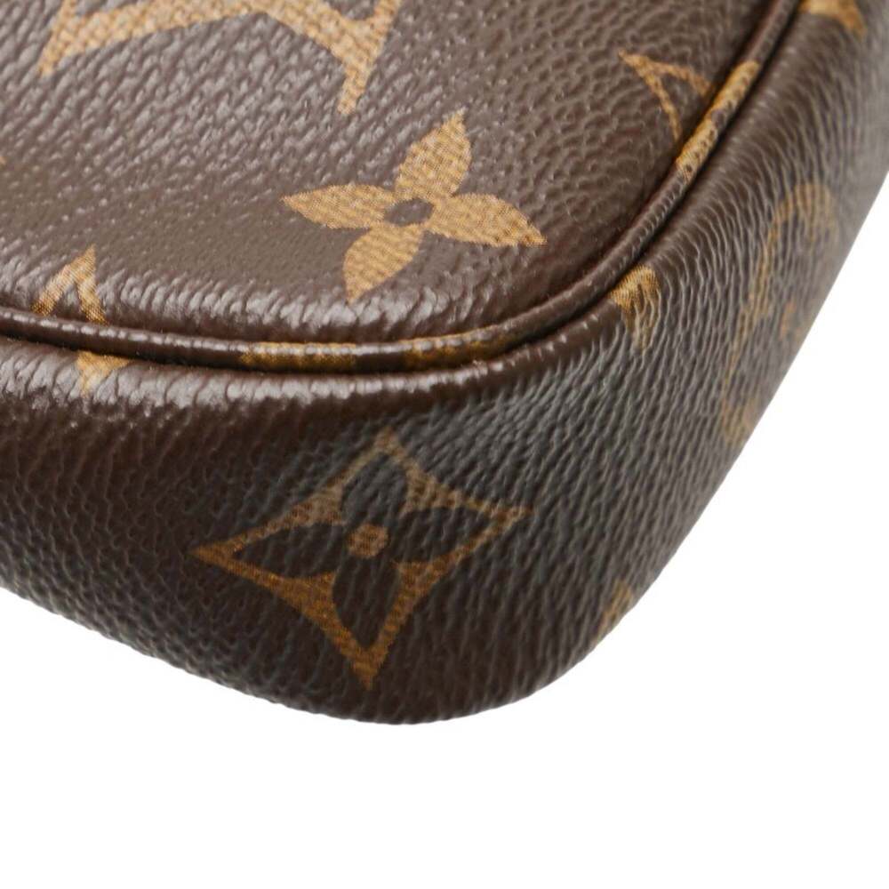 Louis Vuitton Authentic Brown Monogram Leather Po… - image 6